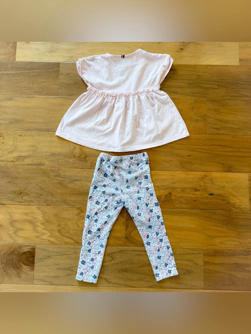 Two Like New Tommy Hilfiger Toddler Girls 2 Piece Sets Size 3T Great Condition!!
